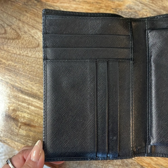 Large Black Saffiano Leather Prada Wallet - Picture 6 of 11
